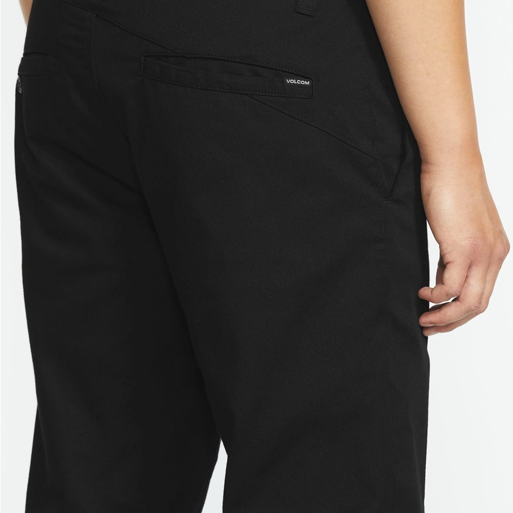 NWT Volcom Frikin Modern Stretch Chino Pants Black 32x32 - Picture 5 of 12
